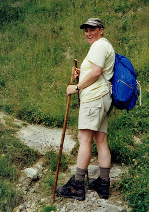 Betty op stap in de Alpen